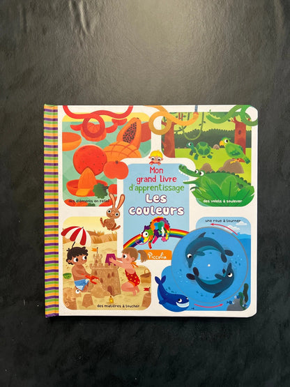 Mon grand livre d’apprentissage - les couleurs