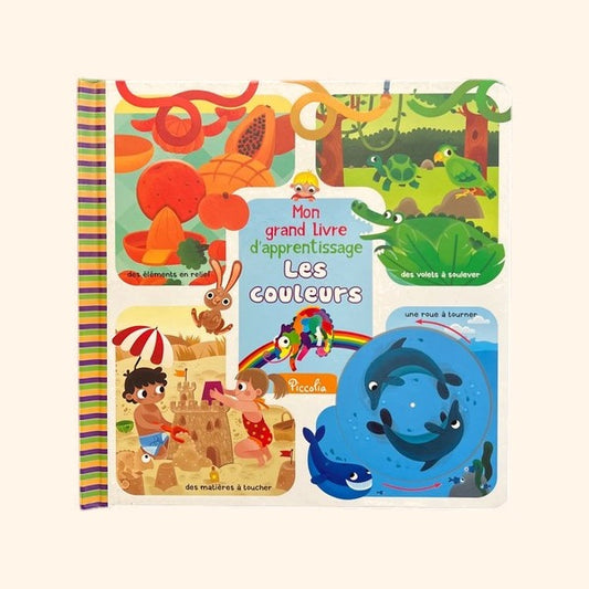 Mon grand livre d'apprentissage - Les couleurs (3-6 ans)