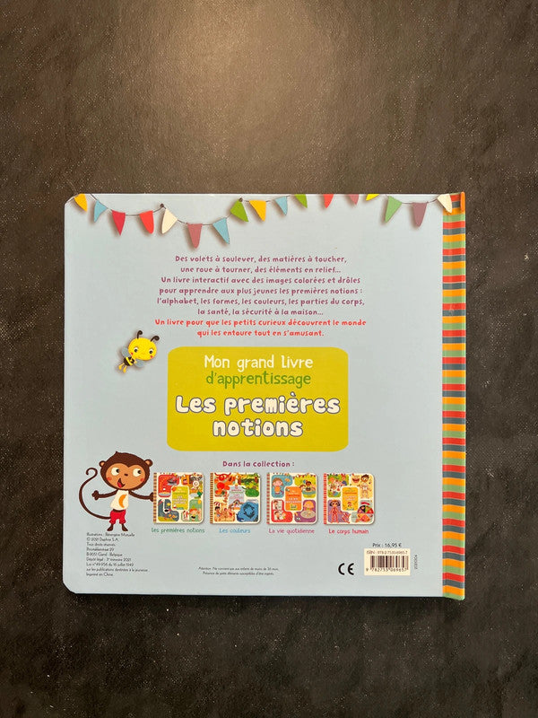 Mon grand livre d’apprentissage - les premières notions