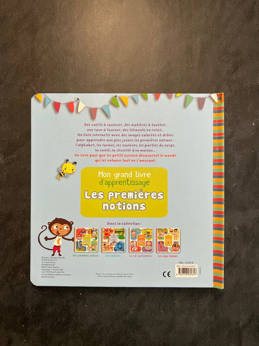 Mon grand livre d’apprentissage - les premières notions
