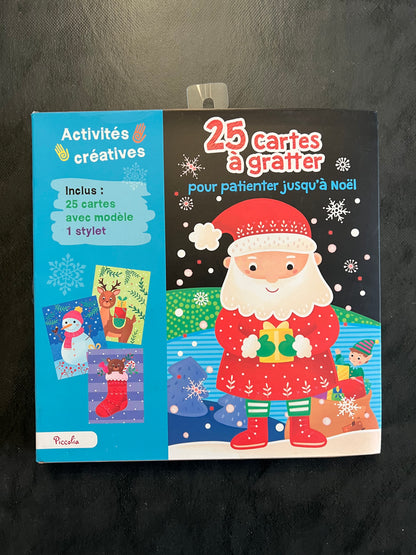 25 cartes à gratter pour patienter jusqu'à Noël