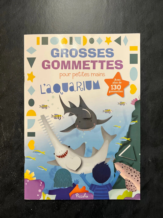 Livre de gommettes - l’aquarium