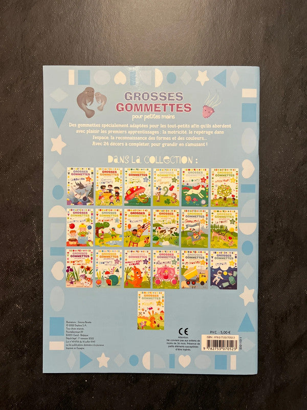 Livre de gommettes - l’aquarium