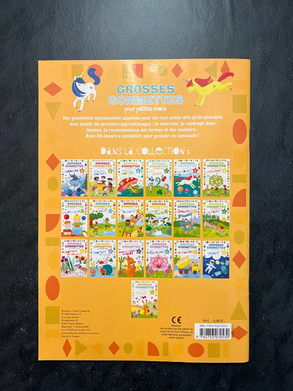 Livre de gommettes - les licornes