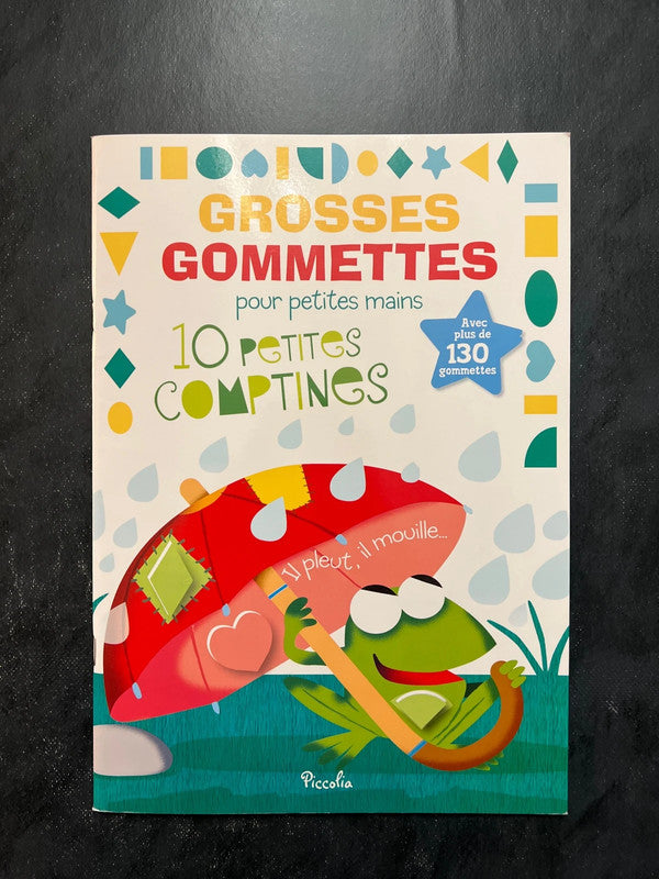 Livre de gommettes - 10 petites comptines