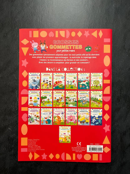 Grosses gommettes pour les petites mains - 10 petites comptines