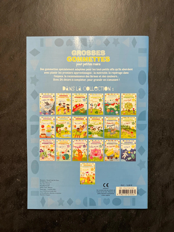 Livre de gommettes - les chiffres