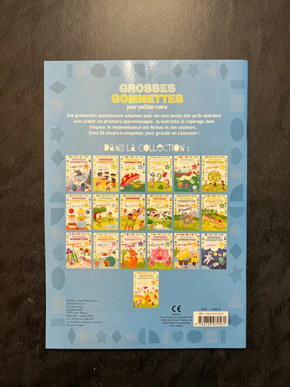 Livre de gommettes - les chiffres