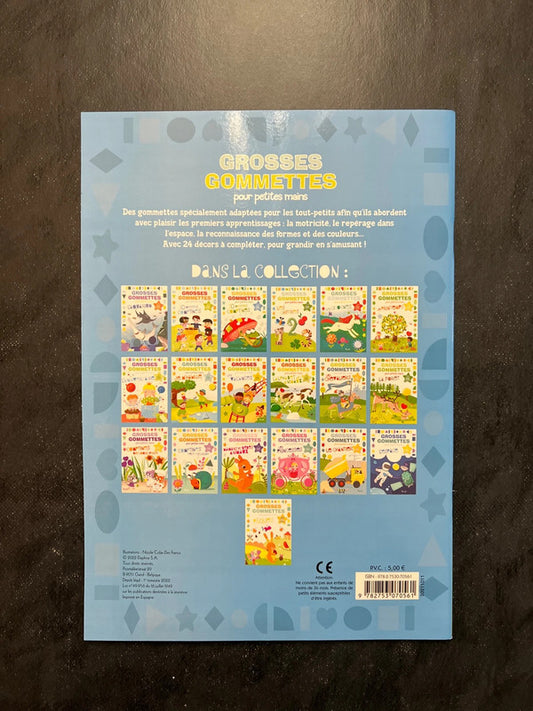 Livre de gommettes - les chiffres