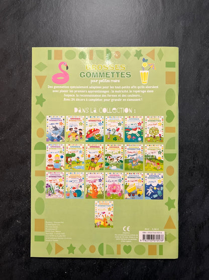 Livre de gommettes - le printemps