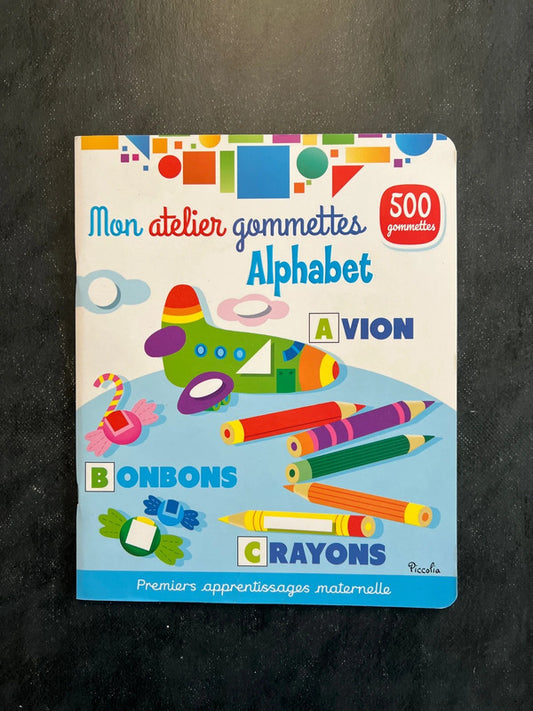 Mon atelier de gommettes - alphabet