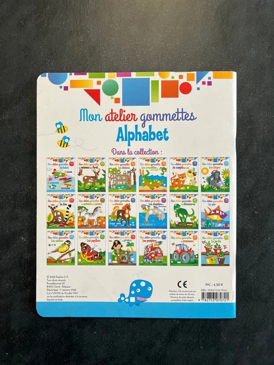 Mon atelier de gommettes - alphabet