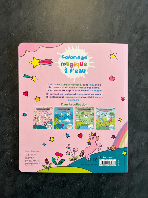 Coloriage magique - les licornes