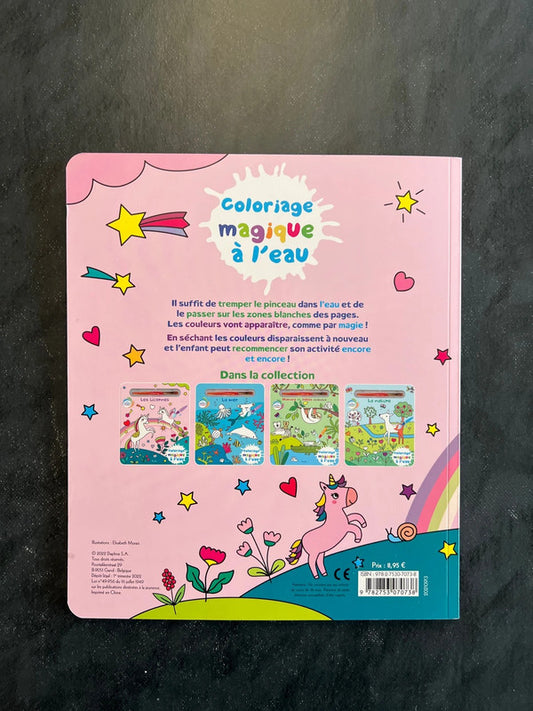 Coloriage magique - les licornes