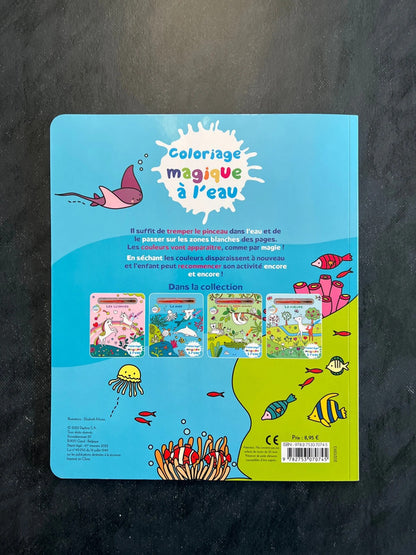 Coloriage magique à l’eau - la mer