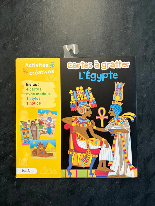 Cartes à gratter - l’Égypte