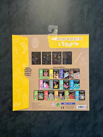 Cartes à gratter - l’Égypte