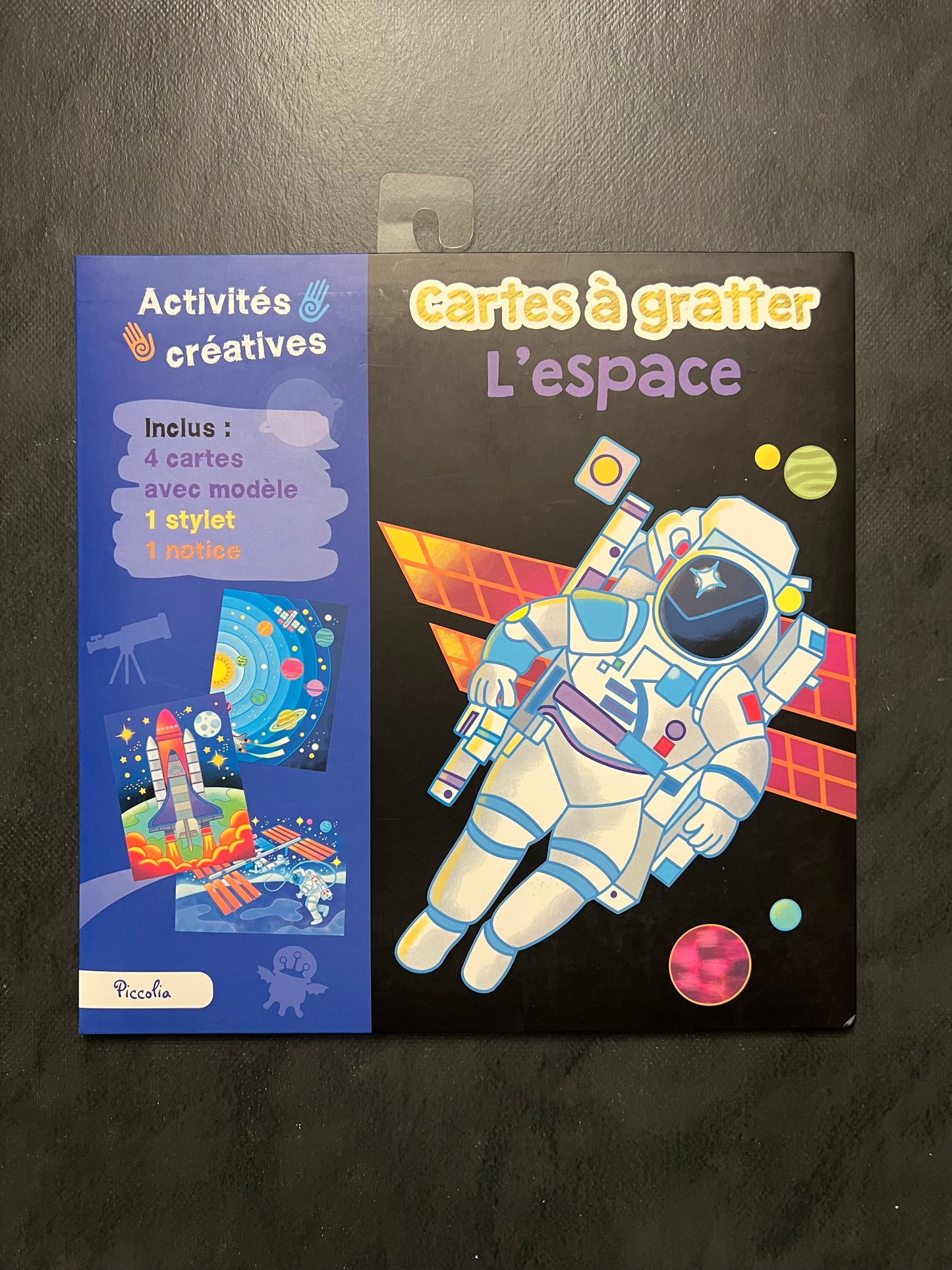Cartes à gratter - l'espace