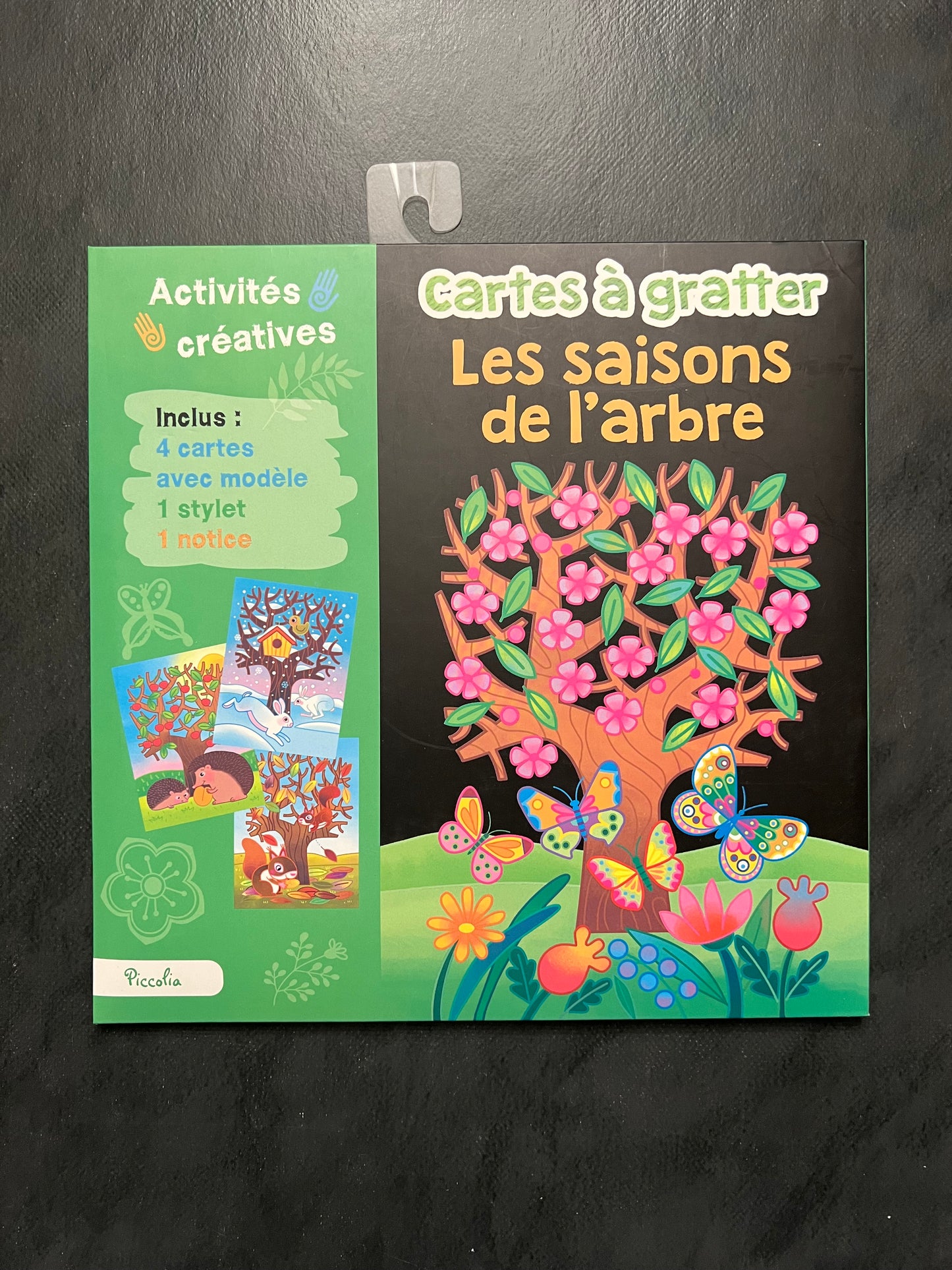 Cartes à gratter - les saisons de l'arbre