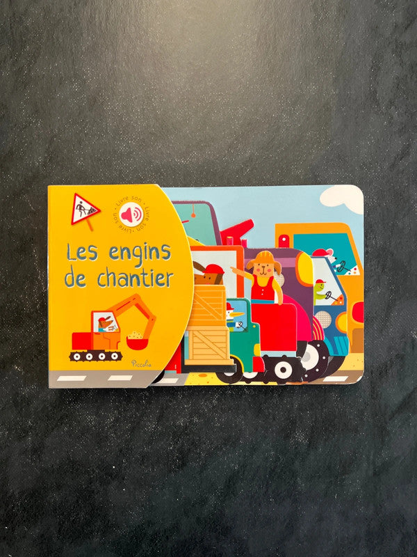 Livre sonore - les engins de chantier