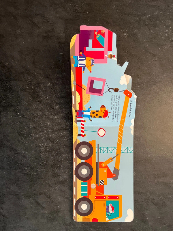 Livre sonore - les engins de chantier