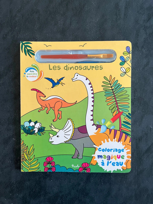 Coloriage magique - les dinosaures