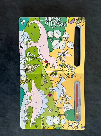 Coloriage magique - les dinosaures