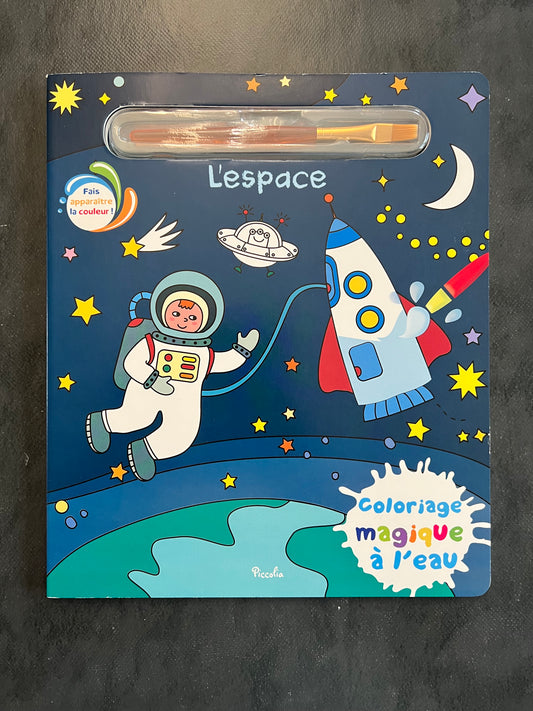 Coloriage magique à l'eau - l'espace
