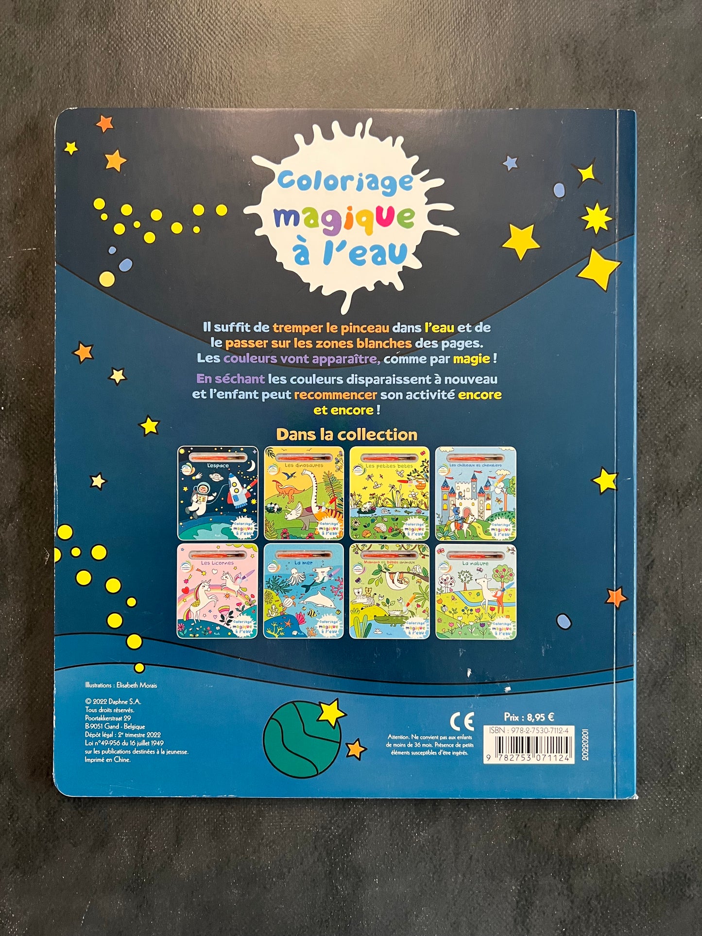 Coloriage magique à l'eau - l'espace