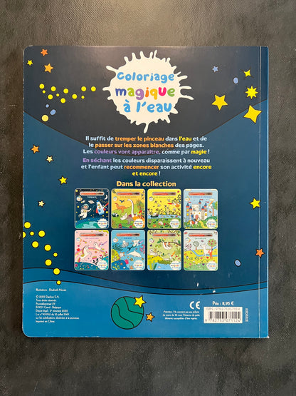 Coloriage magique à l'eau - l'espace