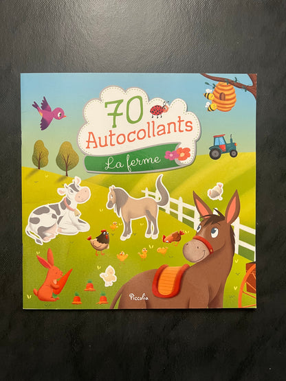 70 autocollants - la ferme