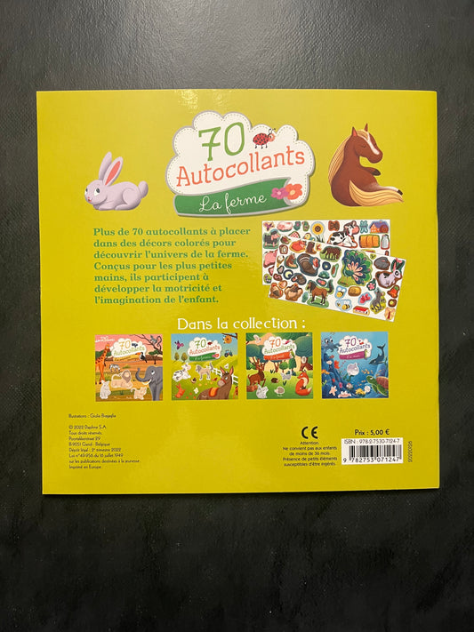 70 Autocollants - La Ferme | Activité créative dès 3 ans