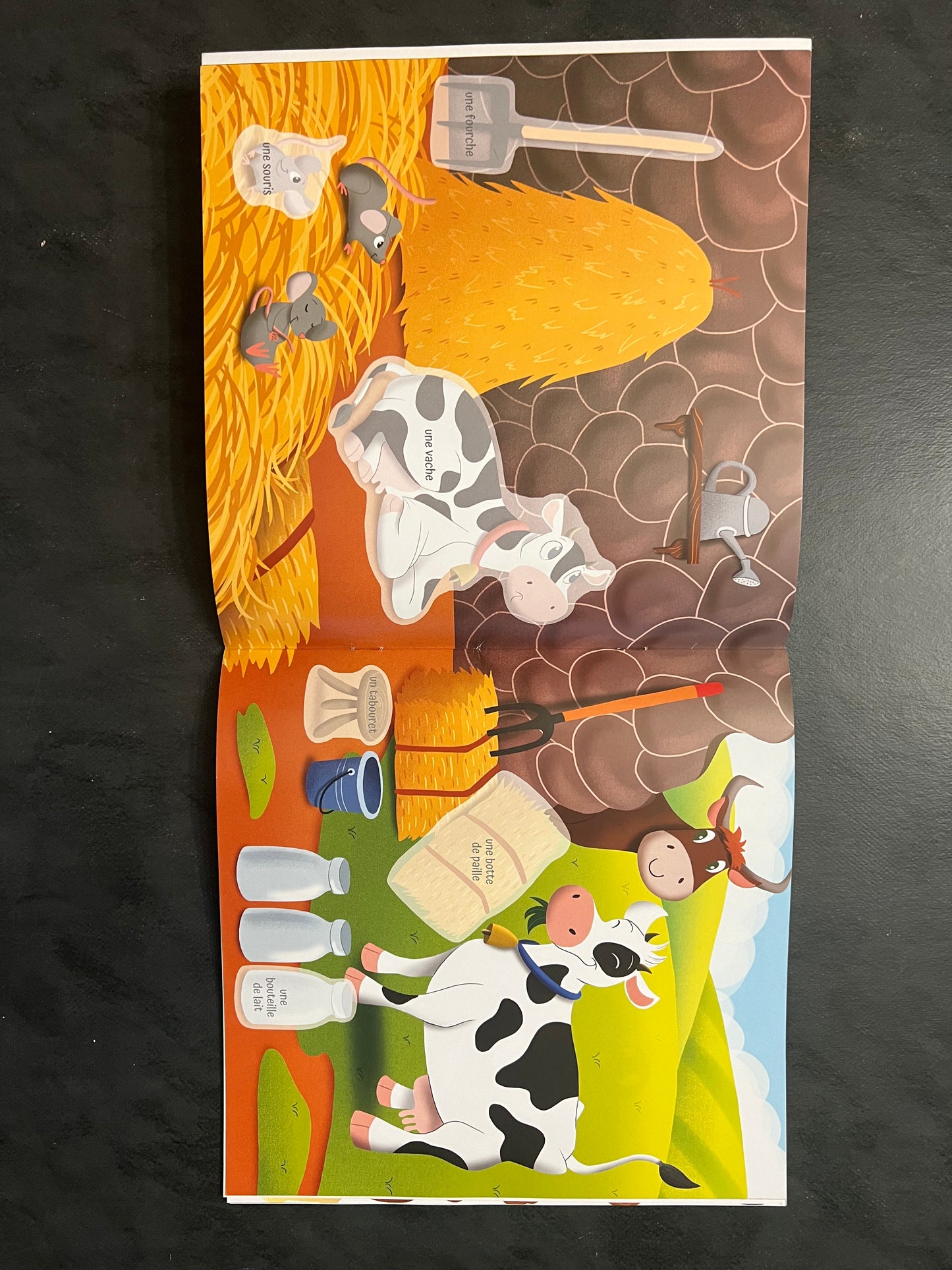 70 autocollants - la ferme