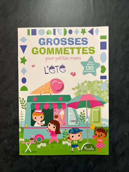 Livre de gommettes - l’été