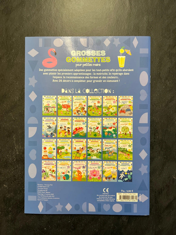 Livre de gommettes - l’été