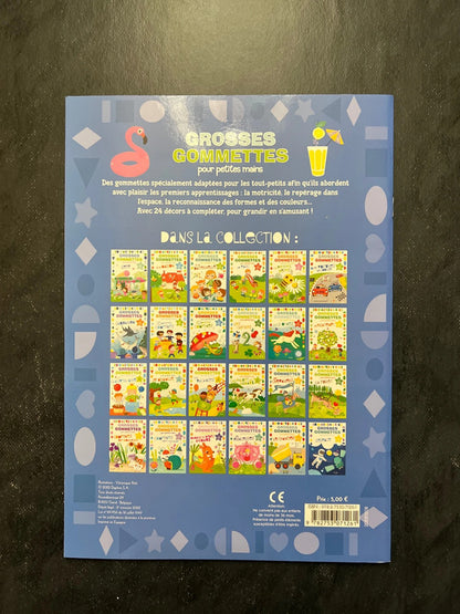 Livre de gommettes - l’été