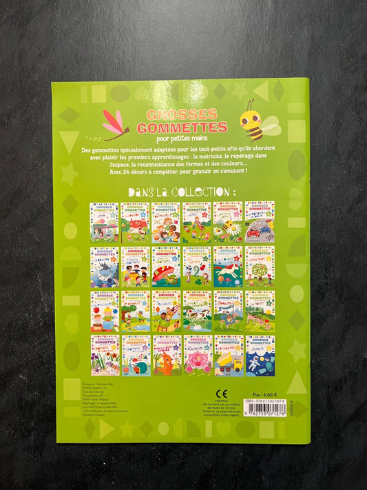 Livre de gommettes - les petites bêtes