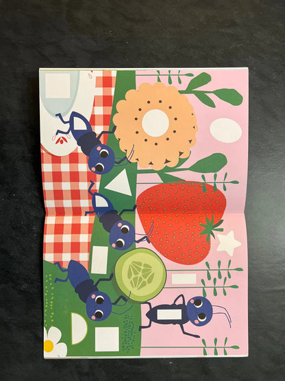 Livre de gommettes - les petites bêtes