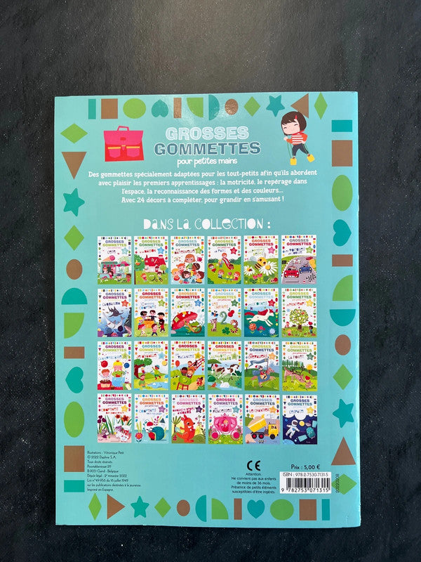 Livre de gommettes - à la maternelle