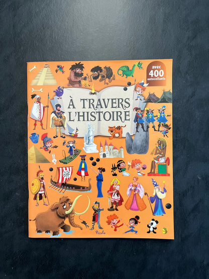 Livre autocollants - à travers l’histoire