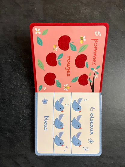 Livre à toucher - couleurs et chiffres