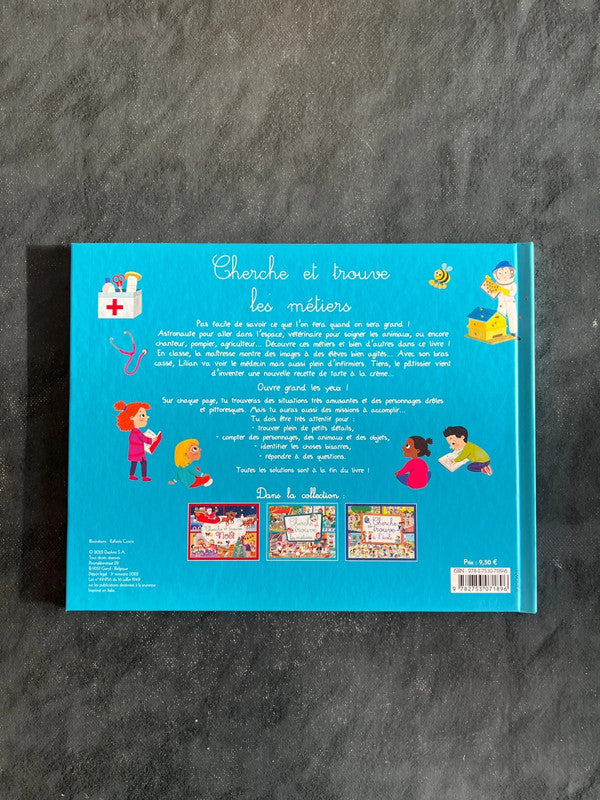 Livre cherche et trouve - les métiers