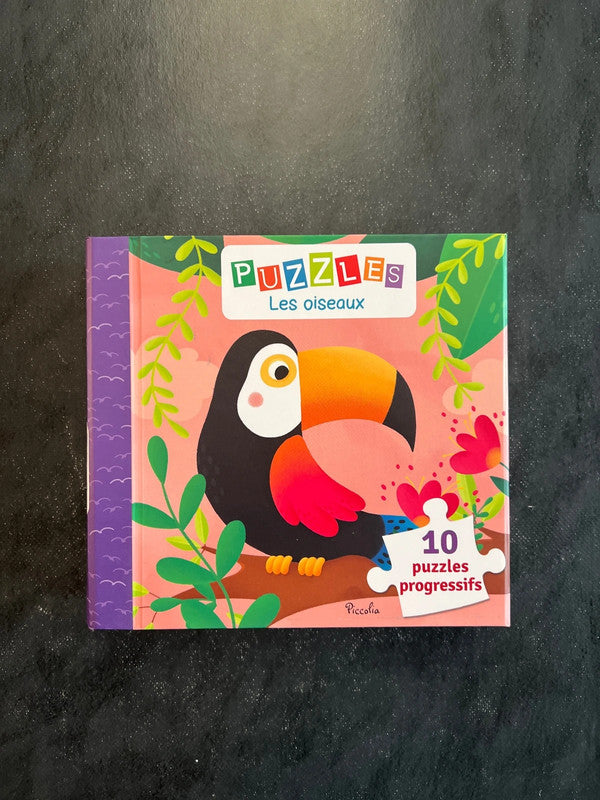 Puzzles progressifs - les oiseaux