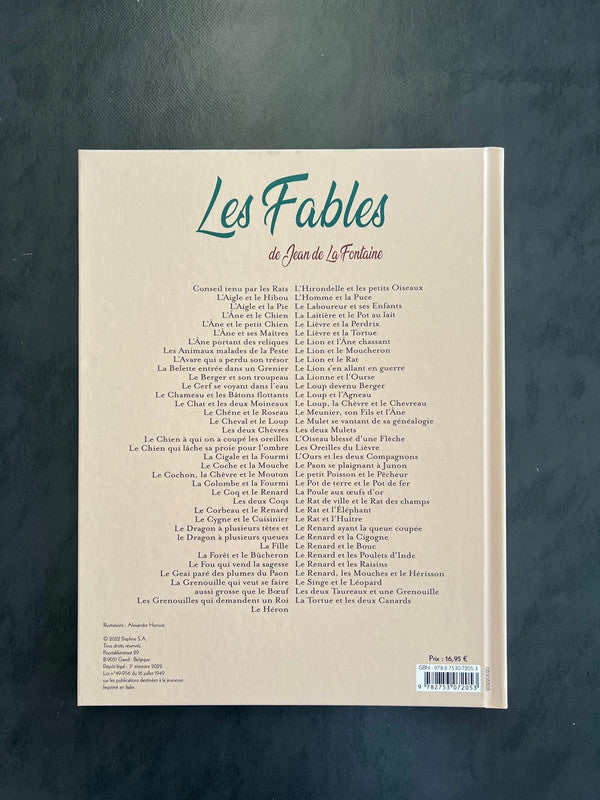Les fables de Jean de La Fontaine