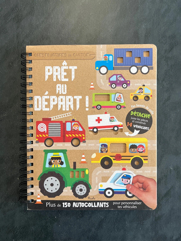 Construction en carton - prêt au départ