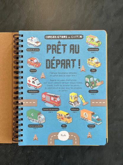 Construction en carton - prêt au départ