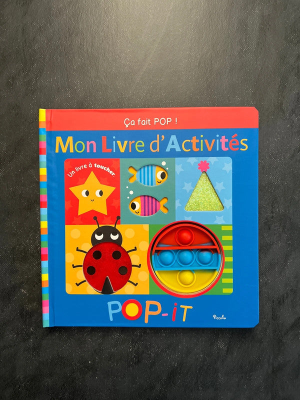 Mon livre d’activités - Pop-it