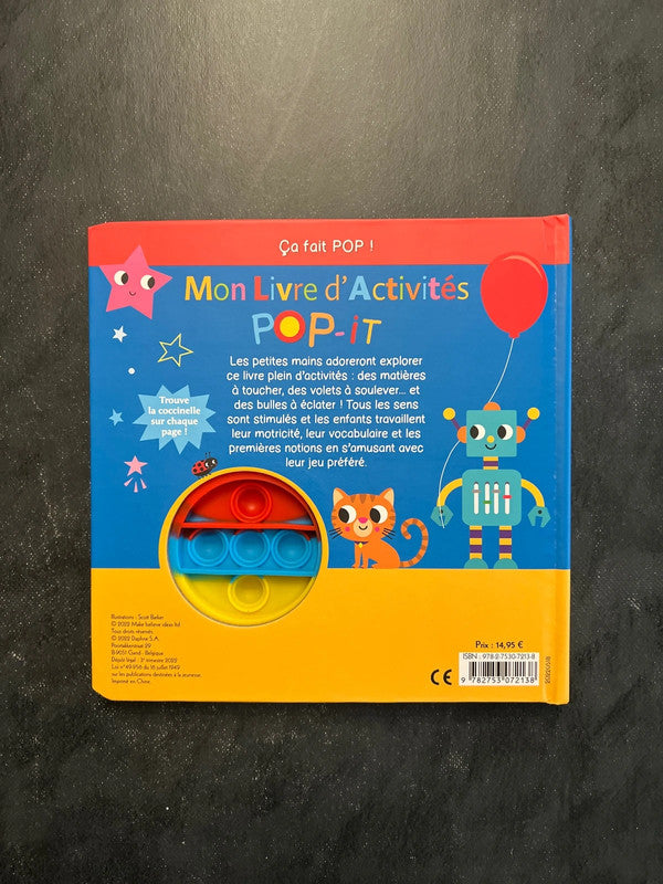 Mon livre d’activités - Pop-it
