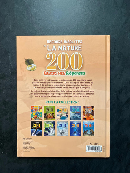 200 questions/réponses - records insolite de la nature