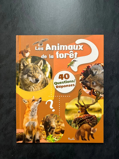 40 questions/réponses - les animaux de la forêt